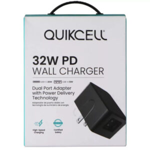 Quickcell Dual Port Wall Charger 32W PD