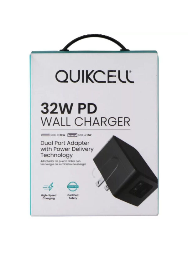 Quickcell Dual Port Wall Charger 32W PD