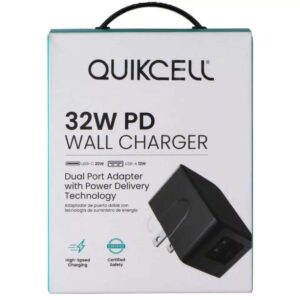 Quickcell Dual Port Wall Charger 32W PD