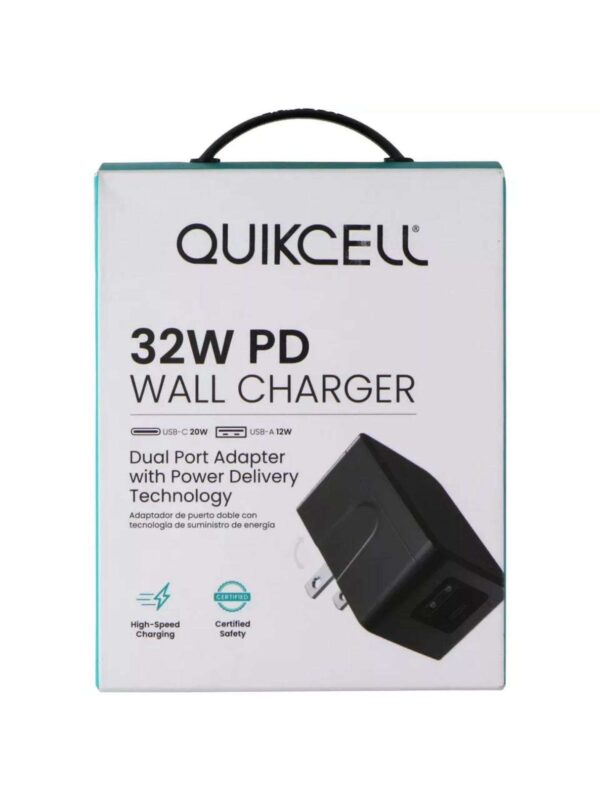 Quickcell Dual Port Wall Charger 32W PD
